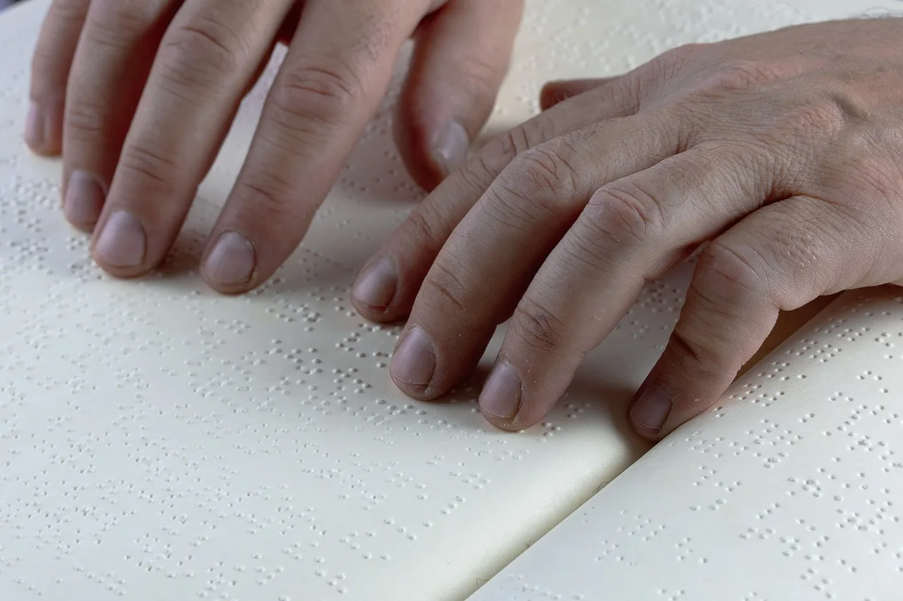 braille, hands, keys, read, visually impaired, touch, feel, storiesofdiversity, braille, braille, braille, braille, braille. ADA Sign Requirements: What to Check Before a US Sign Shop Quote