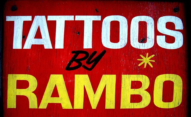 shop sign, tattoos, manchester city, urban, sign, banner, tattooing, design, symbol, label, decoration. NFPA 101 for Sign Shops: Fire Safety in Production Areas