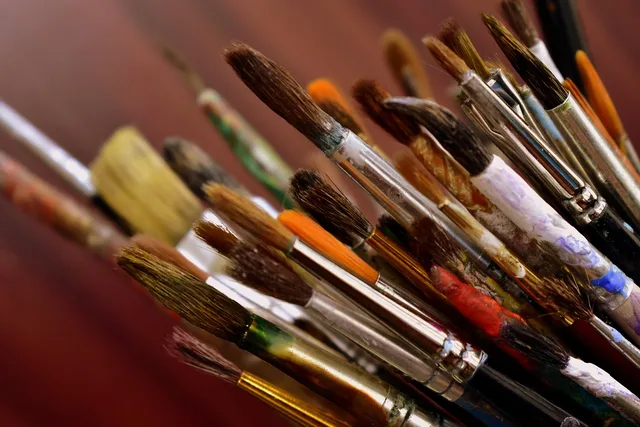painting, tools, artist, paintbrush, hair, brushes, creative, dirty, used, dye, art. Starting a sign shop: the real startup costs and how owners fund them